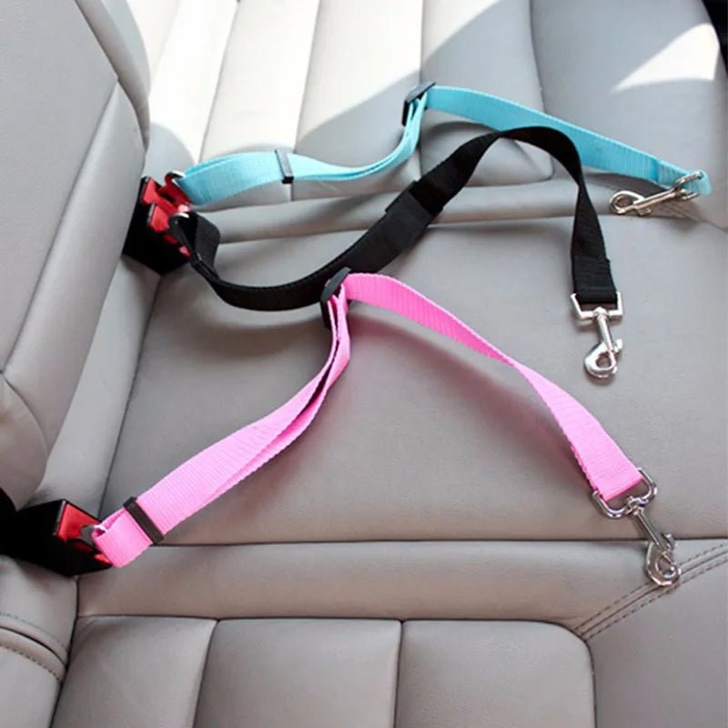 Adjustable Pet Cat Dog Car Safety Belt - Skippy Dogs