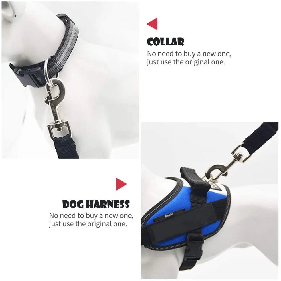 Adjustable Pet Cat Dog Car Safety Belt - Skippy Dogs