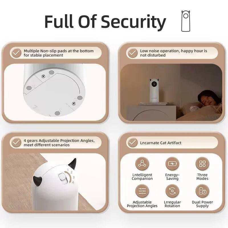 Automatic Cat Toy – Interactive Smart LED Laser - Skippy Dogs