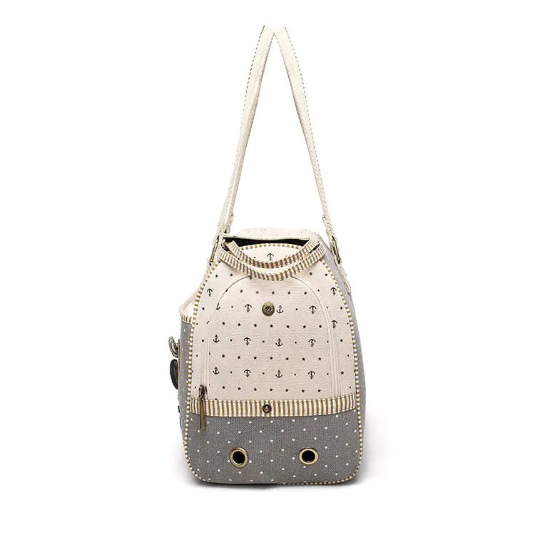 Canvas Pet Carrier - Pet Space Bag - Skippy Dogs