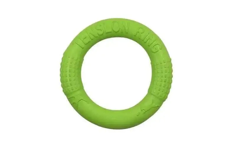 Dog Toys Pet Flying Disk Training Ring Puller Anti-Bite Floating Interactive Toy.