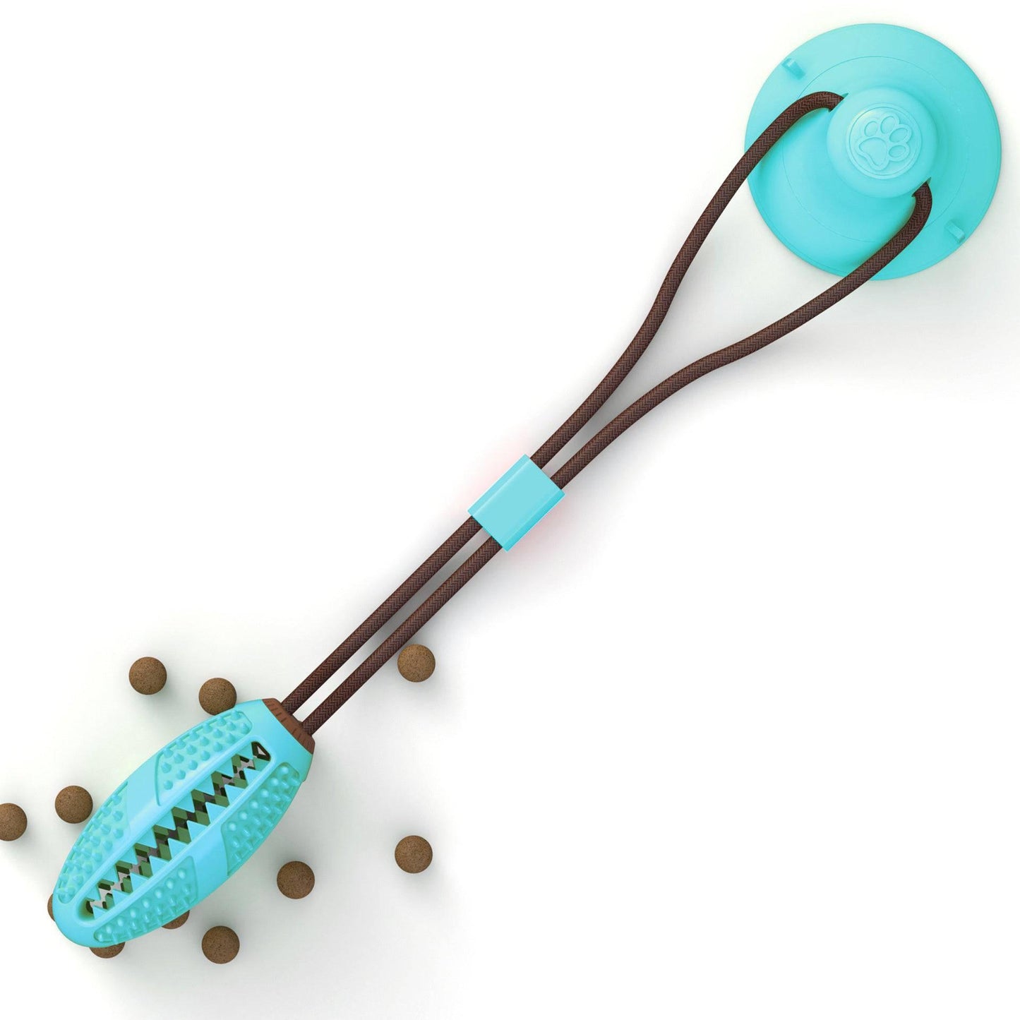 Dog Toys Silicon Suction Cup Tug Interactive Dog Ball Toy For Pet Chew Bite Tooth Cleaning Toothbrush Feeding Pet Supplies - Skippy Dogs