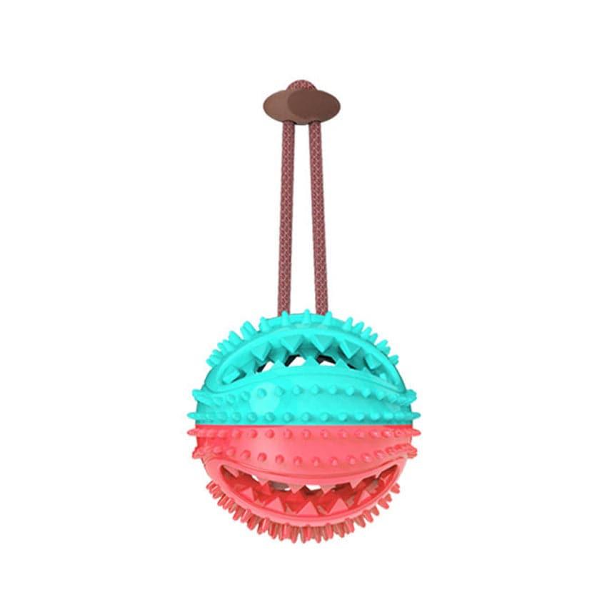 Dog Toys Silicon Suction Cup Tug Interactive Dog Ball Toy For Pet Chew Bite Tooth Cleaning Toothbrush Feeding Pet Supplies - Skippy Dogs