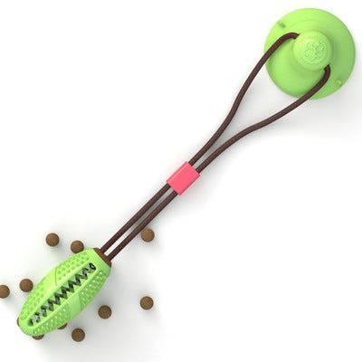 Dog Toys Silicon Suction Cup Tug Interactive Dog Ball Toy For Pet Chew Bite Tooth Cleaning Toothbrush Feeding Pet Supplies - Skippy Dogs