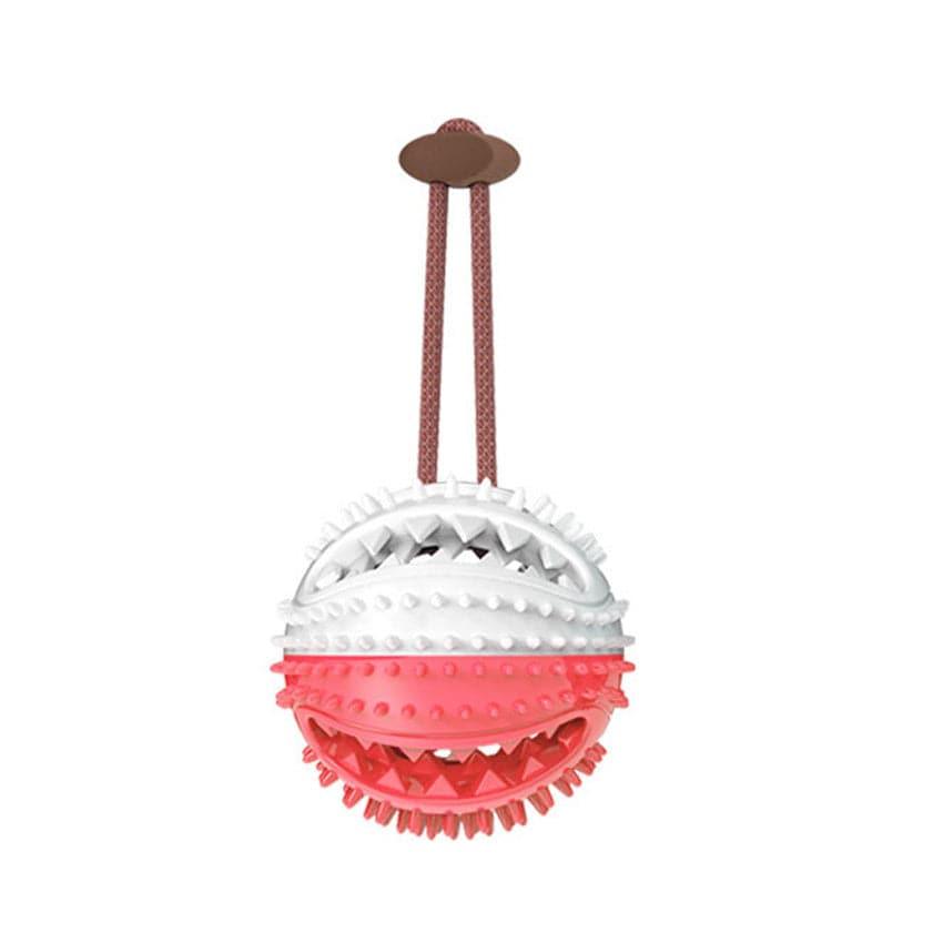 Dog Toys Silicon Suction Cup Tug Interactive Dog Ball Toy For Pet Chew Bite Tooth Cleaning Toothbrush Feeding Pet Supplies - Skippy Dogs