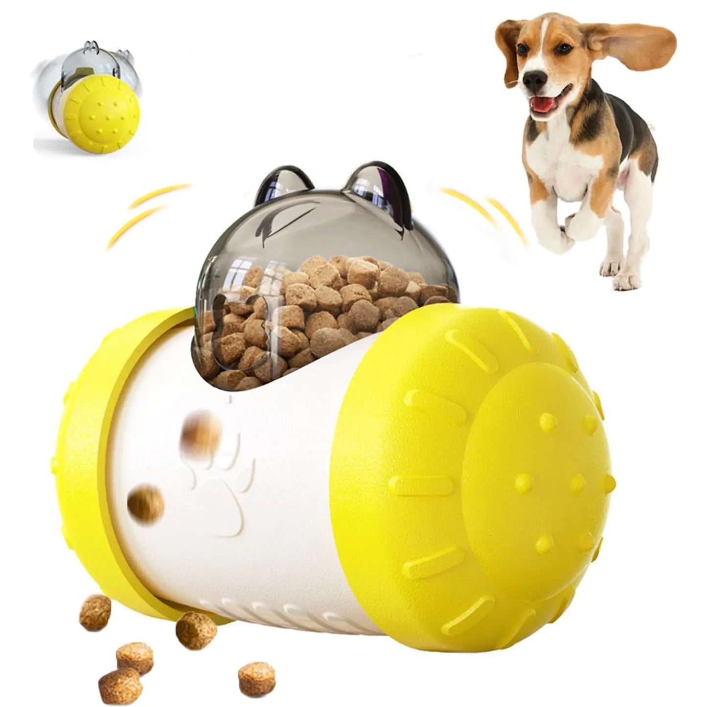 JXGSSLJX Dog Treat Toy - Interactive Dog Toys for Boredom Treat Dispensing Enrichment Dog Puzzle Toy Food Puzzles Ball for Mental Stimulation Boredom Buster for Small Medium Large Dogs (C)