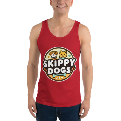 MERCH IS HERE! Checkout Tank Tops featuring the rebranded logo of CHIPPY DOGS.