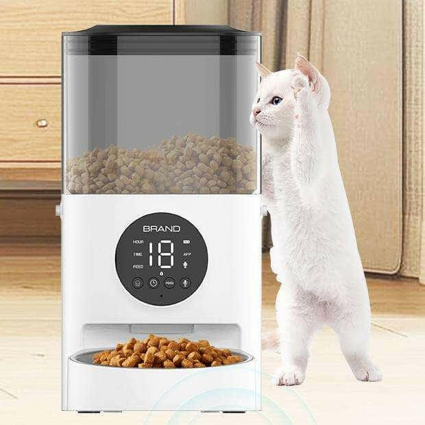 Automatic Pet Feeder WiFi Feeding Machine For Cats And Dogs.