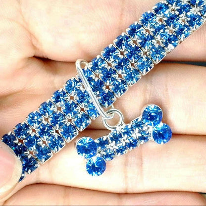 Rhinestone Dog Collar w/ Crystal Bling.
