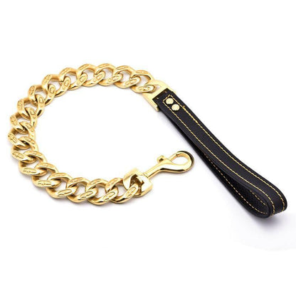 Bully Dog Titanium Steel Stainless Steel Pet Dog Chain Casting Thick Dog Leash - Skippy Dogs