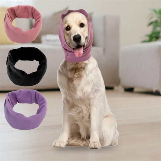 Calming Dog Ears Cover For Noise Reduce Pet Hood Earmuffs For Anxiety Relief Grooming Bathing Blowing Pets Drying - Skippy Dogs