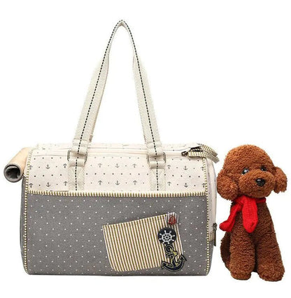 Canvas Pet Carrier - Pet Space Bag - Skippy Dogs