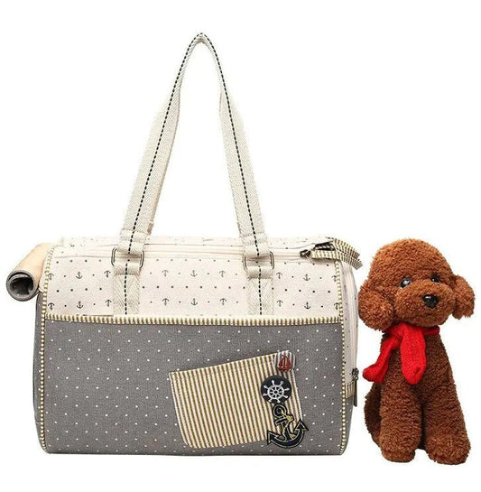Canvas Pet Carrier - Pet Space Bag - Skippy Dogs