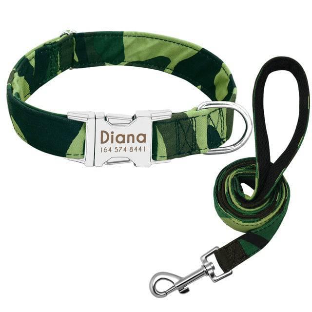 Cat Dog Collar Collar Lettering Anti - lost Tag Small Large Dog Traction Rope Collar Bell Dog Tag Custom - Skippy Dogs