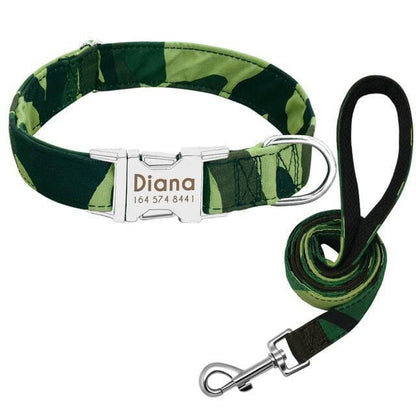 Cat Dog Collar Collar Lettering Anti - lost Tag Small Large Dog Traction Rope Collar Bell Dog Tag Custom - Skippy Dogs