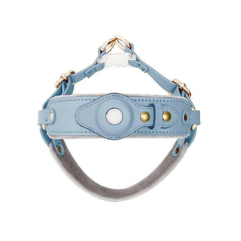 Chest Back Airtag Positioning With Dog Traction Rope.