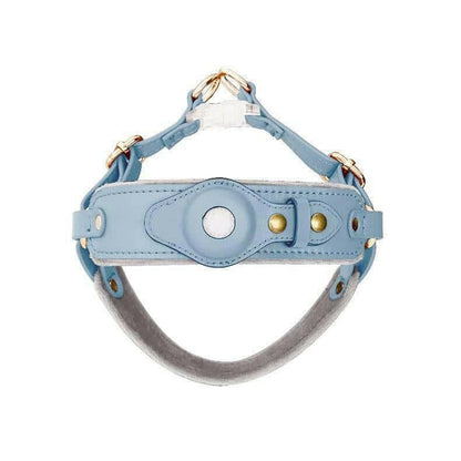 Chest Back Airtag Positioning With Dog Traction Rope.