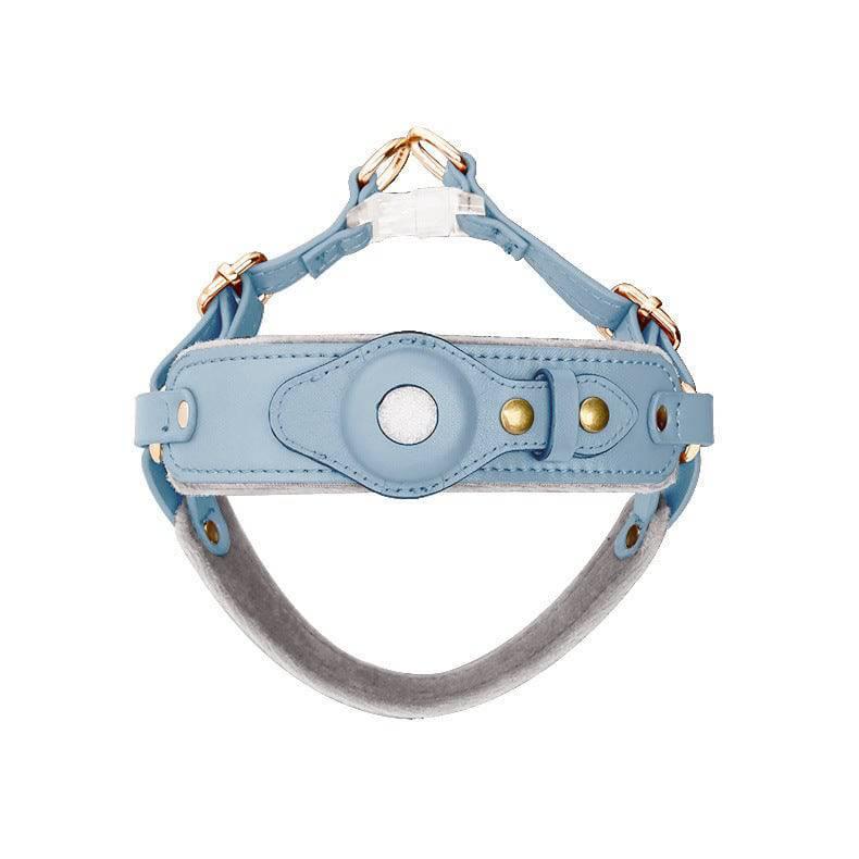 Chest Back Airtag Positioning With Dog Traction Rope - Skippy Dogs