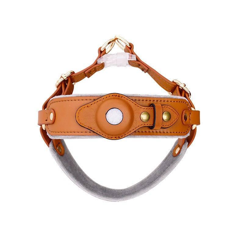 Chest Back Airtag Positioning With Dog Traction Rope - Skippy Dogs