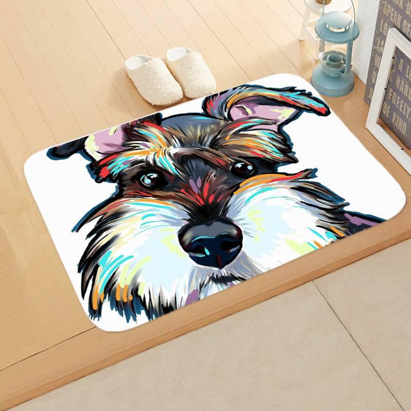Digital Printing Floor Mat Bathroom Kitchen Toilet Absorbent non - slip Mat - Skippy Dogs