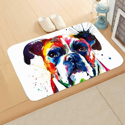 Digital Printing Floor Mat Bathroom Kitchen Toilet Absorbent non - slip Mat - Skippy Dogs