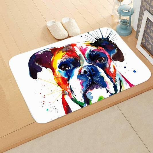 Digital Printing Floor Mat Bathroom Kitchen Toilet Absorbent non - slip Mat - Skippy Dogs