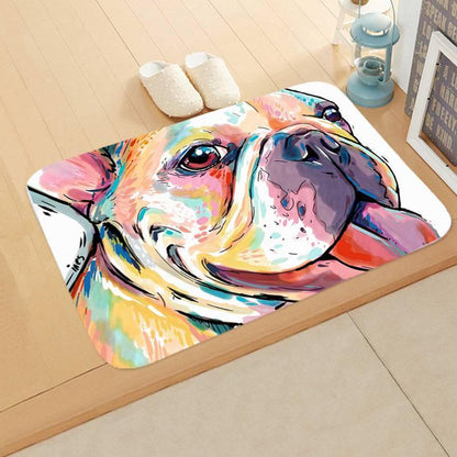 Digital Printing Floor Mat Bathroom Kitchen Toilet Absorbent non - slip Mat - Skippy Dogs