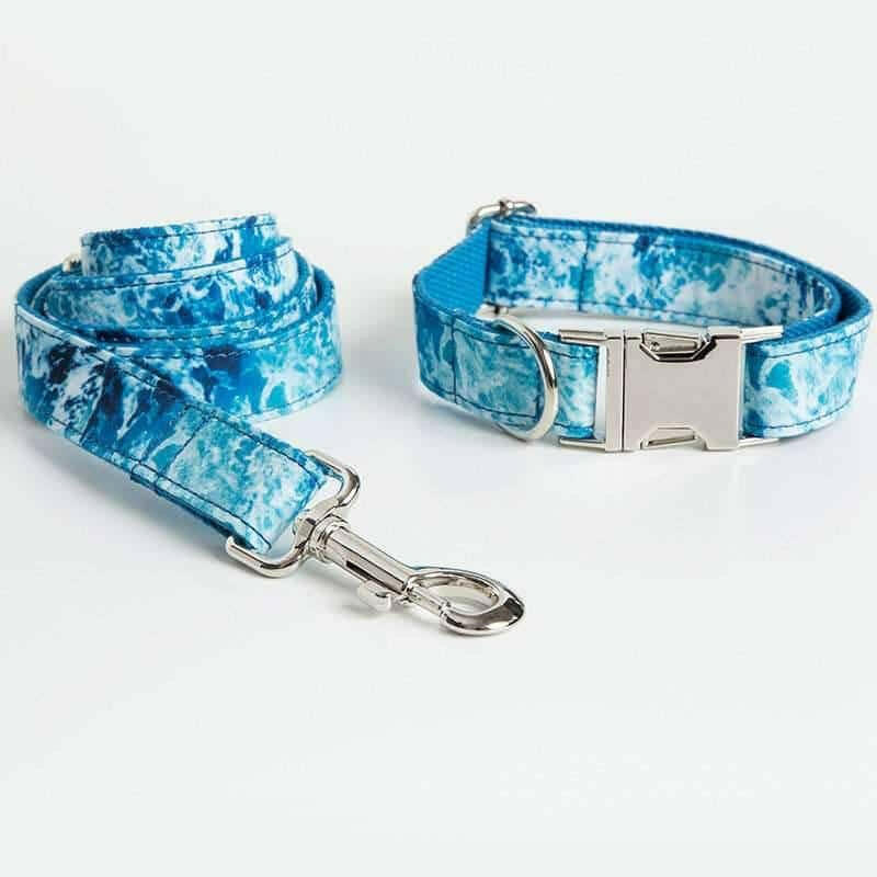 Dog Collar Traction Rope Set.