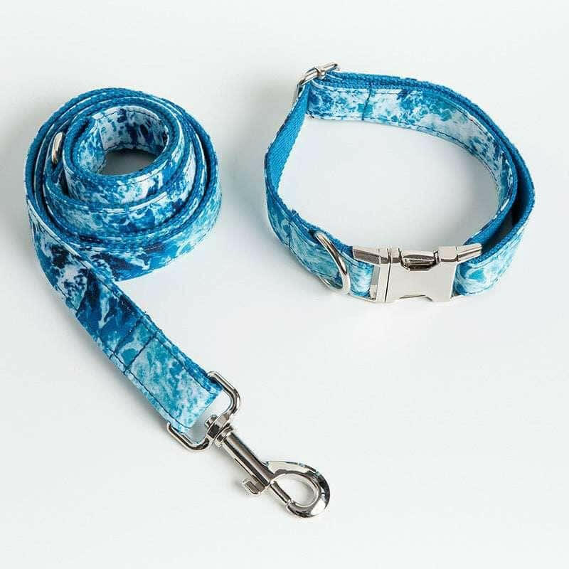 Dog Collar Traction Rope Set.
