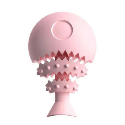 Dog Leak Food Fish Bone Shaped Training Toy.