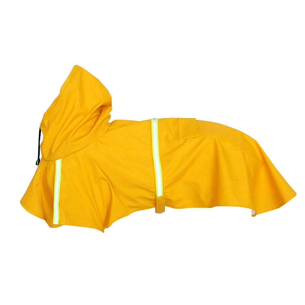 Dog Raincoat,Waterproof Dog Rain Jacket With Safety Reflective Stripe,Hooded Slicker Dachshund Doggy Dog Poncho With Leash For Dogs And Puppies - Skippy Dogs