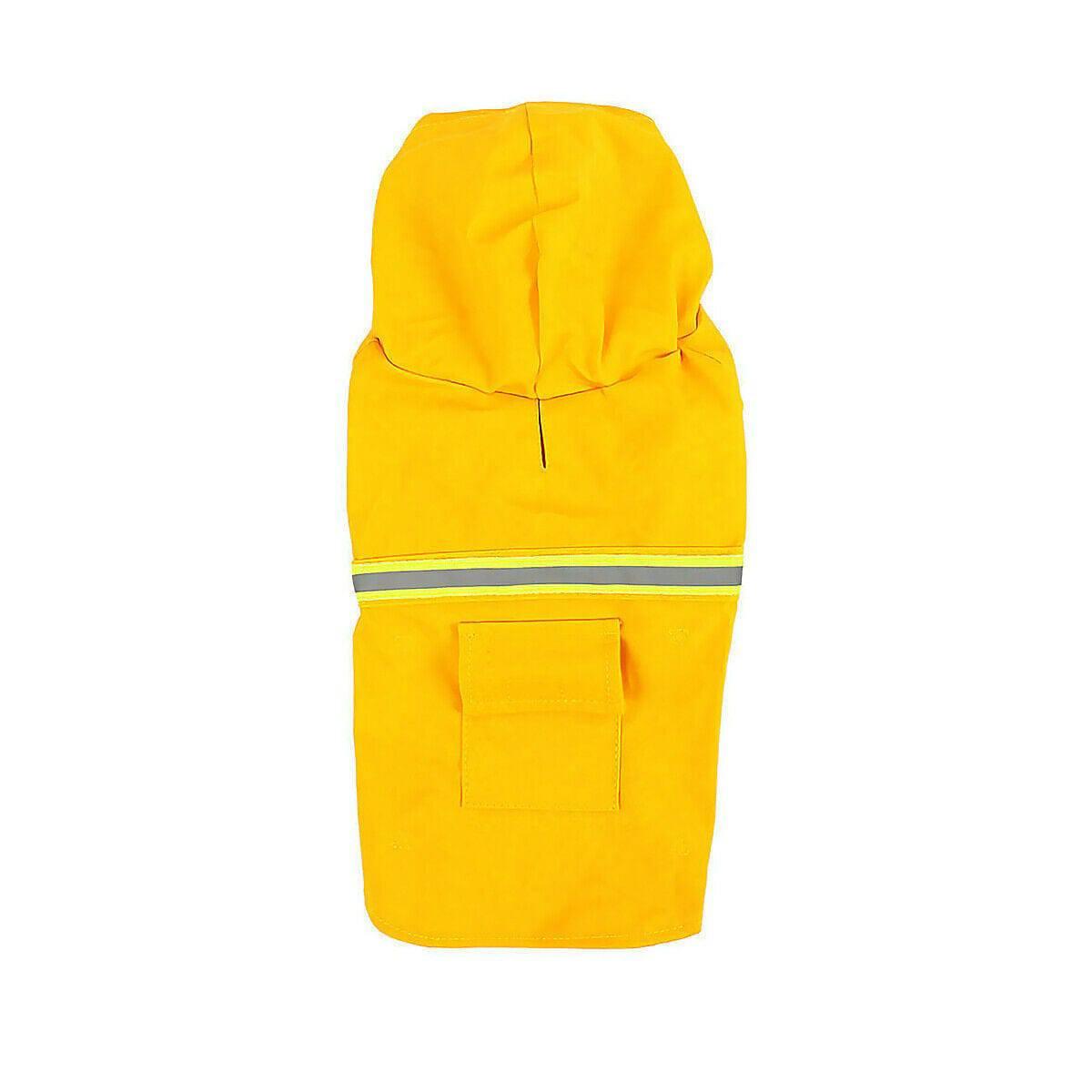 Dog Raincoat,Waterproof Dog Rain Jacket With Safety Reflective Stripe,Hooded Slicker Dachshund Doggy Dog Poncho With Leash For Dogs And Puppies - Skippy Dogs