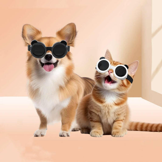 Dog Sun Sunshade Sunglasses Goggles Cat Headdress UV Protection Pet Supplies - Skippy Dogs