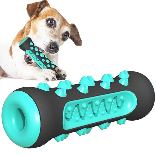 Dog Toothbrush Chew Toy Puppy Dog Teeth Cleaning Stick Natural Rubber Dental Teether Molar Toys For Dog Pets - Skippy Dogs