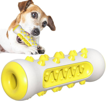 Dog Toothbrush Chew Toy Puppy Dog Teeth Cleaning Stick Natural Rubber Dental Teether Molar Toys For Dog Pets - Skippy Dogs