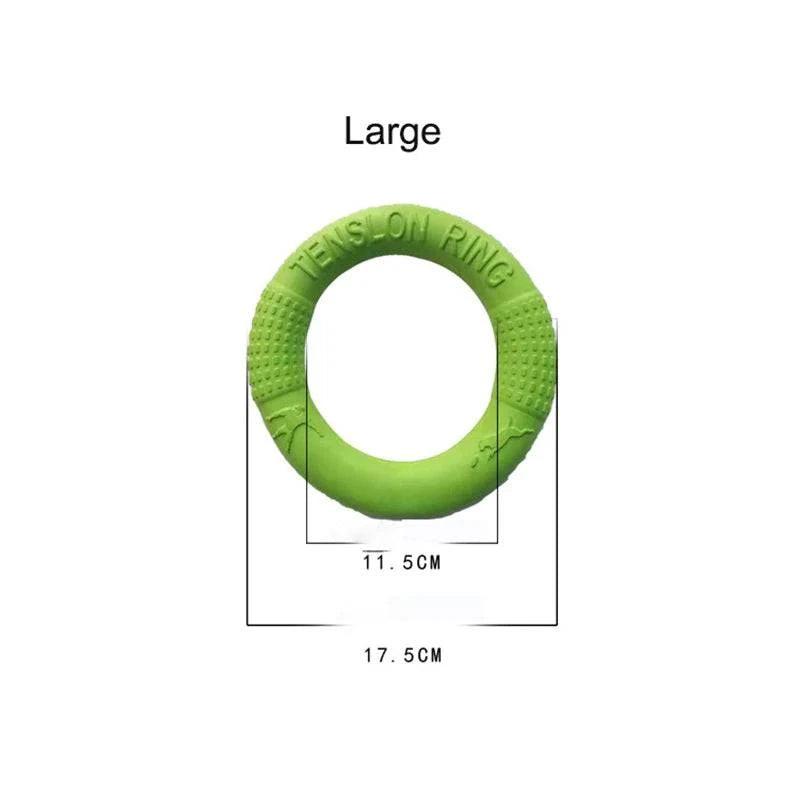 Dog Toys Pet Flying Disk Training Ring Puller Anti - Bite Floating Interactive Supplies Dog Toys Aggressive Chewing - Skippy Dogs