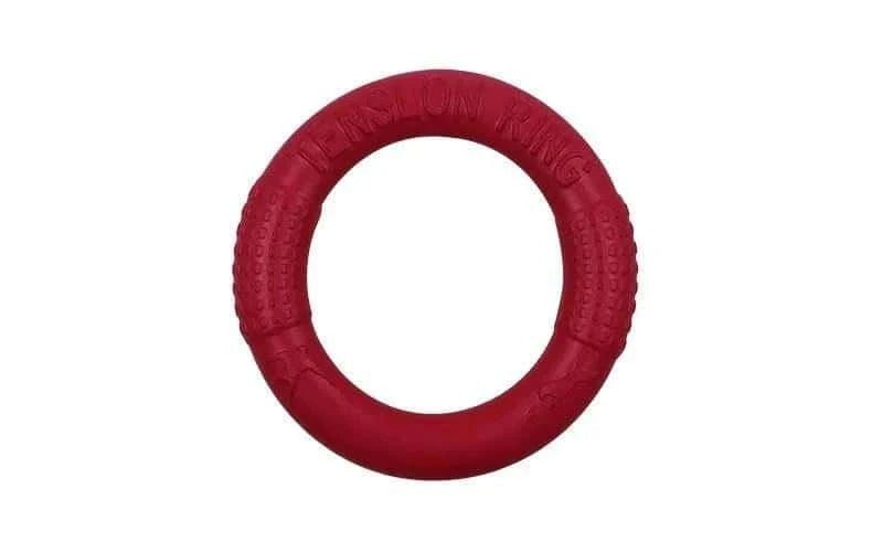 Dog Toys Pet Flying Disk Training Ring Puller Anti-Bite Floating Interactive Toy.
