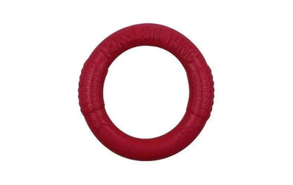 Dog Toys Pet Flying Disk Training Ring Puller Anti-Bite Floating Interactive Toy.