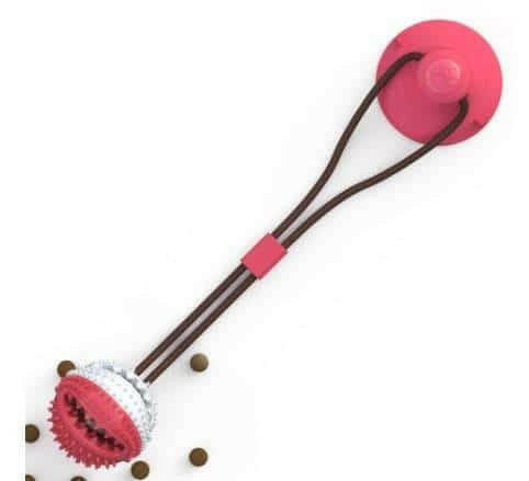 Dog Toys Silicon Suction Cup Tug A War Toy.