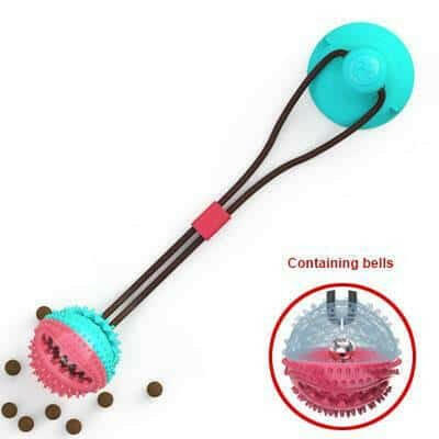 Dog Toys Silicon Suction Cup Tug A War Toy.