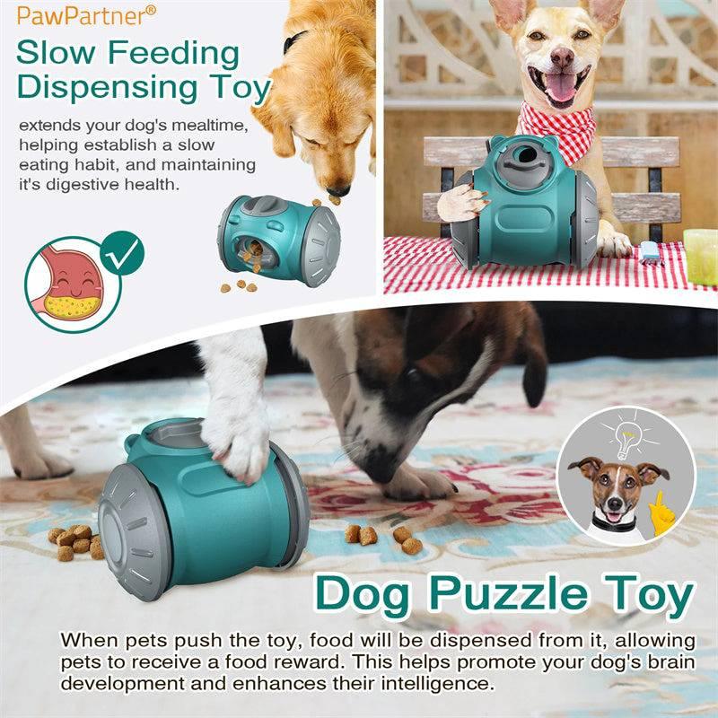 Dog Tumbler Toys Increases Pet IQ Interactive Slow Feeder For Small Medium Dogs Cat Training Balance Car Feeder Pet Toy Pet Products - Skippy Dogs