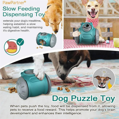 Dog Tumbler Toys Increases Pet IQ Interactive Slow Feeder For Small Medium Dogs Cat Training Balance Car Feeder Pet Toy Pet Products - Skippy Dogs