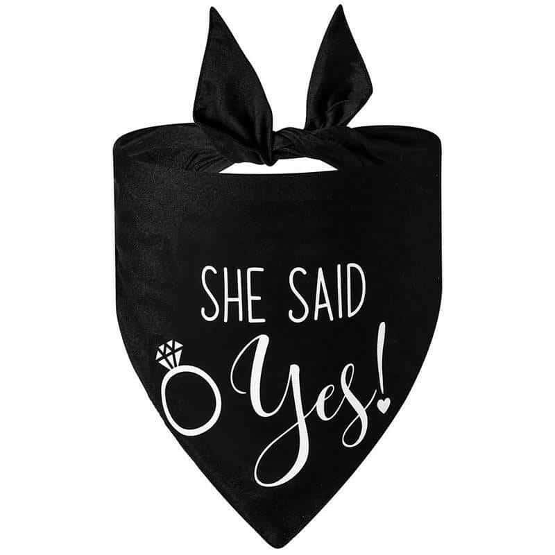 Dog Wedding Bandana My Humans Are Getting Married She Said.
