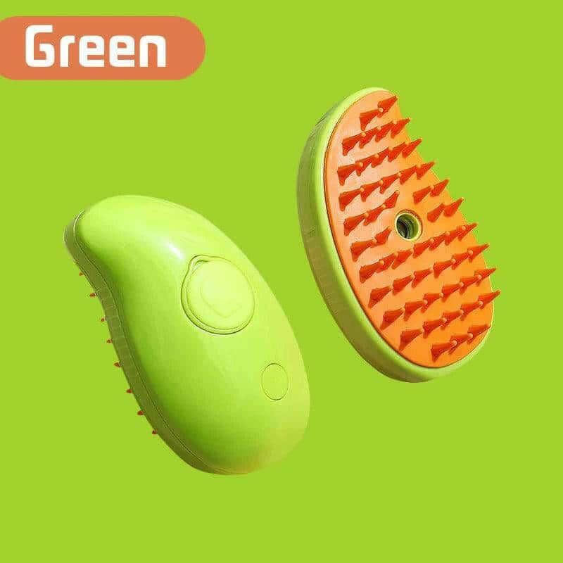 Electric Cat Steam Brush – 3-In-1 Pet Grooming Comb.
