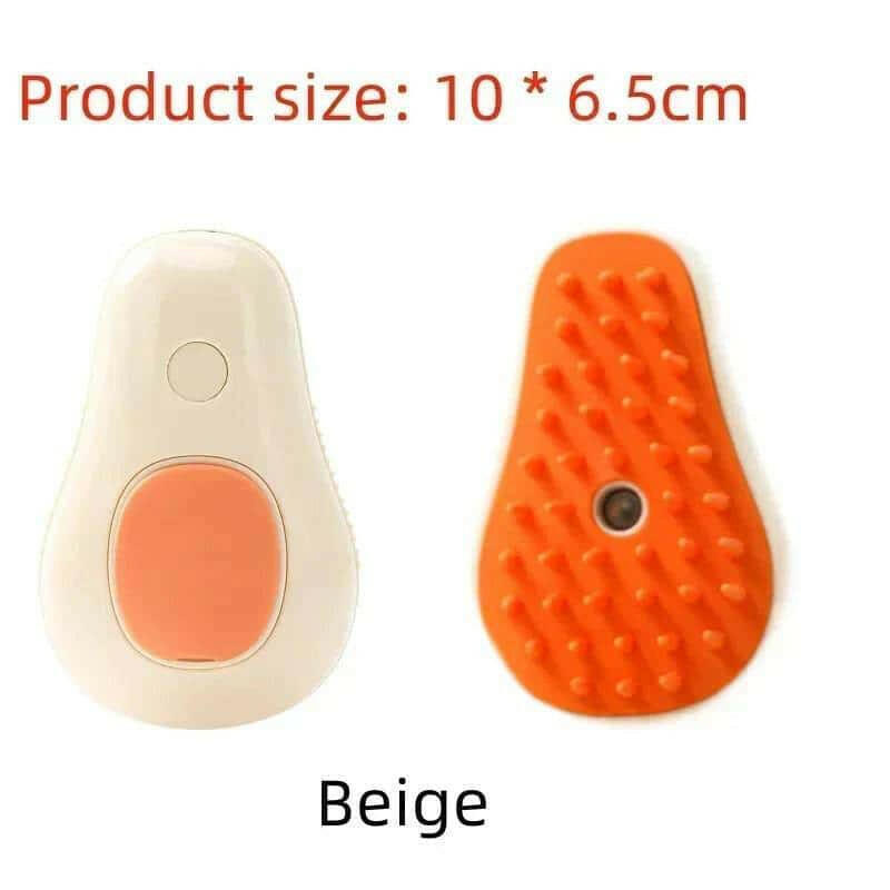 Electric Cat Steam Brush – 3-In-1 Pet Grooming Comb.