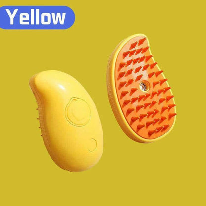 Electric Cat Steam Brush – 3-In-1 Pet Grooming Comb.