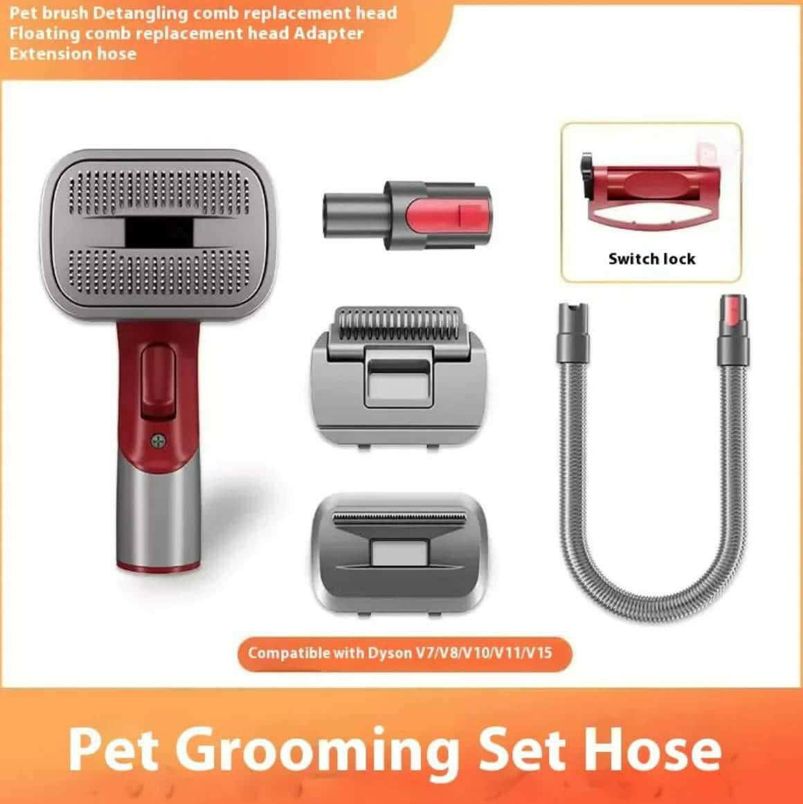Full Series Pet Shaver Comb Suit with Hair Suction Head for Dogs and Cats.