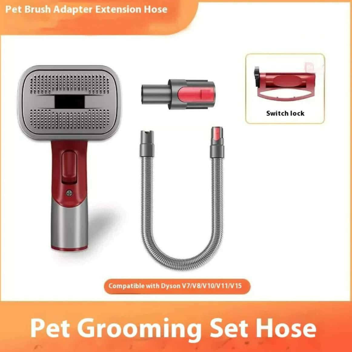 Full Series Pet Shaver Comb Suit with Hair Suction Head for Dogs and Cats.
