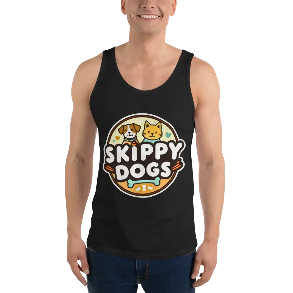 MERCH IS HERE! Checkout Tank Tops featuring the rebranded logo of CHIPPY DOGS.