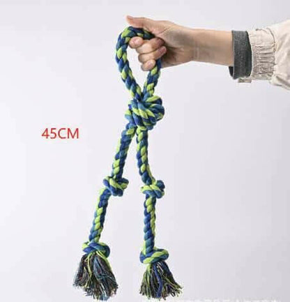 Heavy-Duty Rope Knot Dog Toys.